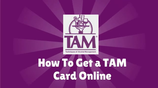 TAM Card® Online Training